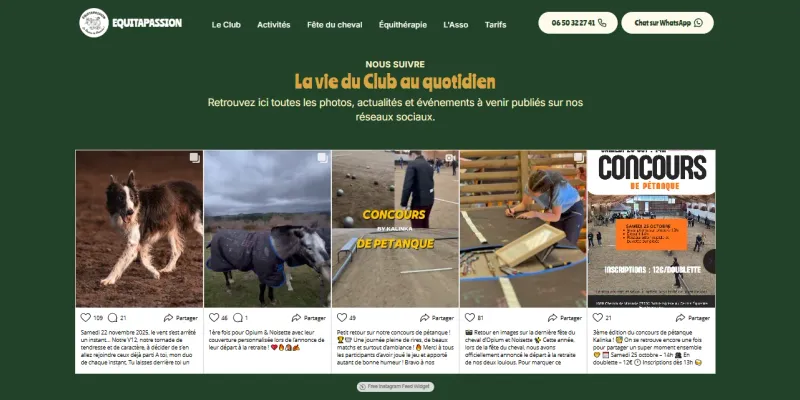 Équitapassion : Cours d'équitation
