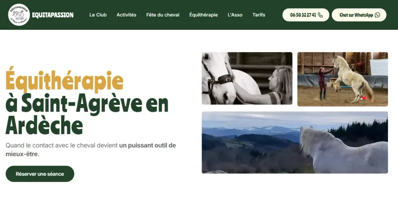 Équitapassion : Installations du centre