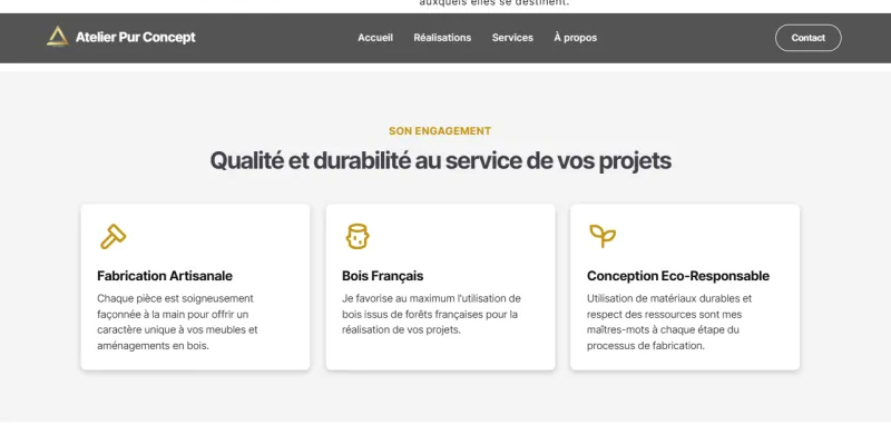 Atelier Pur Concept : Réalisation ébénisterie 2