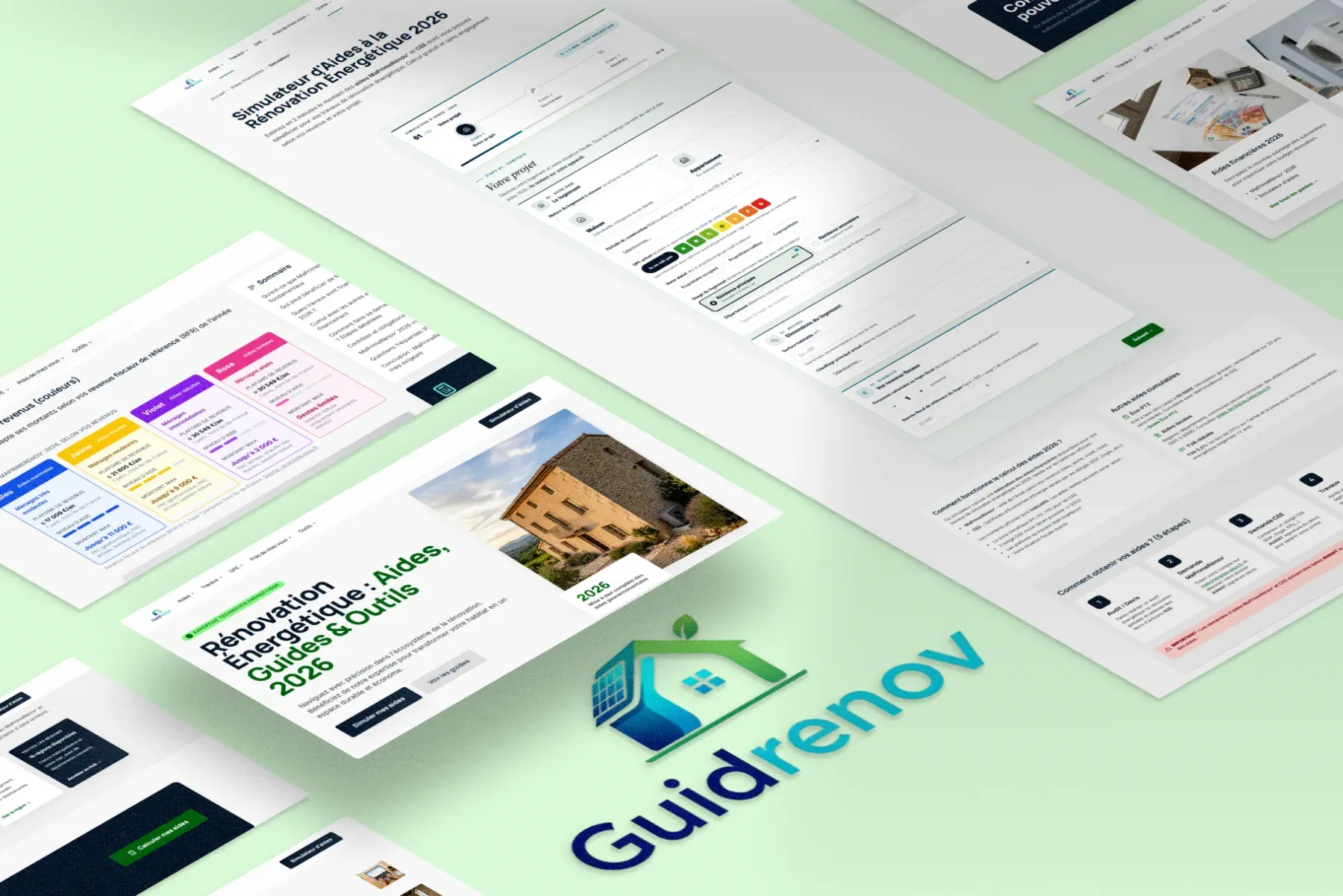 GuidRenov, guide de la rénovation énergétique, projet SEO WebMagnet