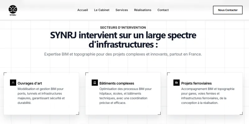 SYNRJ : Services BIM et ingénierie